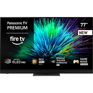 Panasonic TV-77Z90BE6 OLED TV s inovatívnym systémom Premium Fire TV 4K HDR 77" (DVB-T2/HEVC, Master OLED Pro, procesor HCX Pro AI MK II, Dolby Atmos)