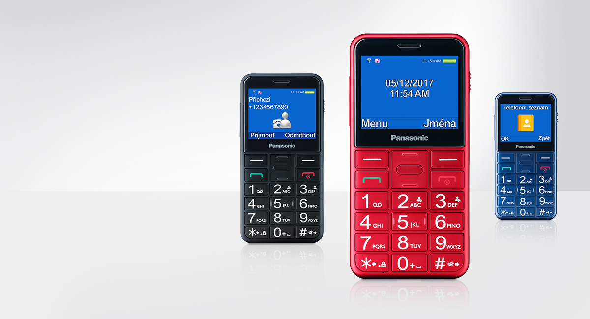 Panasonic KX-TU155EXBN Panasonic KX-TU155 mobilný telefón pre seniorov (prioritné hovory, čistý 2,4" displej, podsvietené tlačidlá, jasná LED baterka), čierny 2 Panasonic KX-TU155EXBN ast 1210038