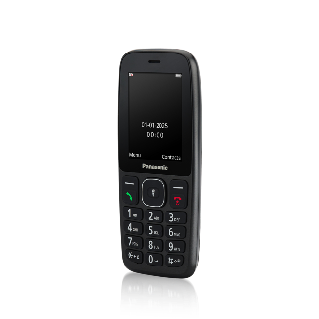 Panasonic KX-TF400EXC Panasonic KX-TF400 ľahko ovládateľný 4G mobilný telefón pre seniorov (veľký 2,4" displej, fotoaparát, hlasitý odposluch, až 5 hodín hovoru), modrý 9 Panasonic KX-TF400EXC ast 2755136 2